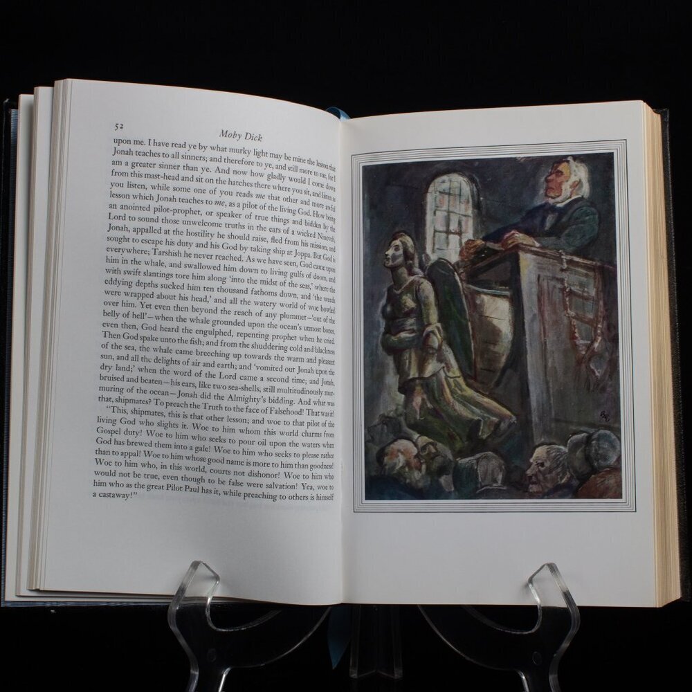 Easton Press Moby Dick By Herman Melville Collectors Edition Leather Bound Book - Picture 4 of 7